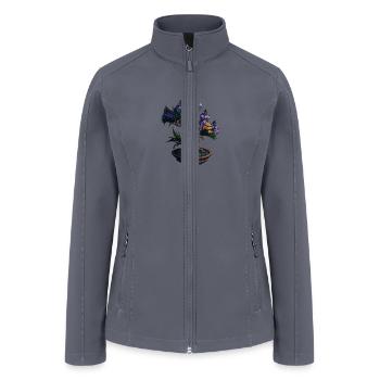Iris Bonsai Tree - Women’s Soft Shell Jacket - gray - Front