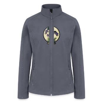 Iris Bonsai Tree - Women’s Soft Shell Jacket - gray - Front