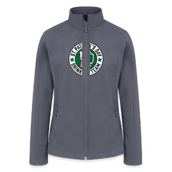 St Patricks Day Drinking Team Beer - Women’s Soft Shell Jacket - gray - Front