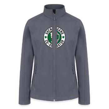 Shenanigans Co ordinator Beer Black - Women’s Soft Shell Jacket - gray - Front