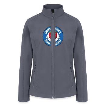 Ending Ableism Is Berry Important - Anti Ableist - Women’s Soft Shell Jacket - gray - Front