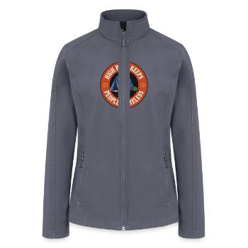 High Rent Keeps People Homeless - Anti Landlord - Women’s Soft Shell Jacket - gray - Front