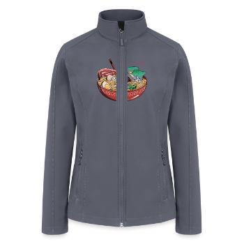 Ramen Shark - Women’s Soft Shell Jacket - gray - Front