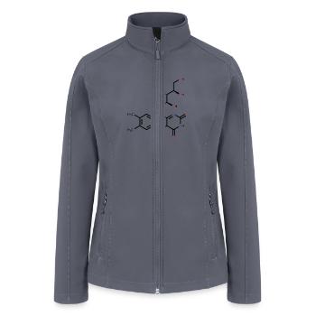 Biomolecules Soft Cotton Cool Funny - Women’s Soft Shell Jacket - gray - Front
