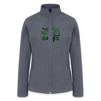 Happy St patrick s Day - Women’s Soft Shell Jacket - gray - Front