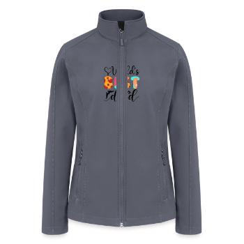 World s Best Dad - Women’s Soft Shell Jacket - gray - Front