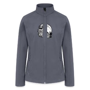 Monochrome landscape - Women’s Soft Shell Jacket - gray - Front