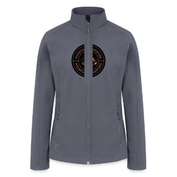 Mountain adventure landscape - Women’s Soft Shell Jacket - gray - Front