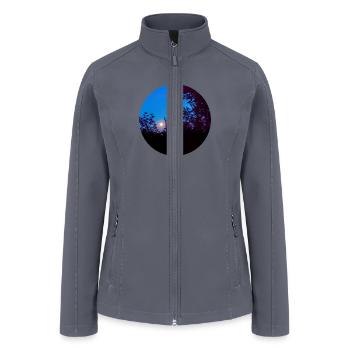 Ladder To The Moon - Women’s Soft Shell Jacket - gray - Front