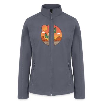 Nature Wanted Sock - Women’s Soft Shell Jacket - gray - Front