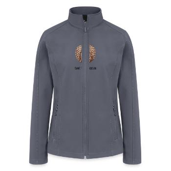 Save The Pangolin - Women’s Soft Shell Jacket - gray - Front