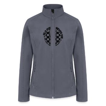 Old Punks Never Die We Just Fade To The Back - Women’s Soft Shell Jacket - gray - Front