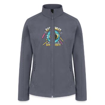 Back Away Banana Breath - Women’s Soft Shell Jacket - gray - Front