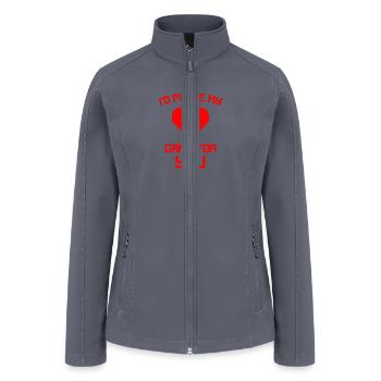 I D Break My Game For You - Women’s Soft Shell Jacket - gray - Front