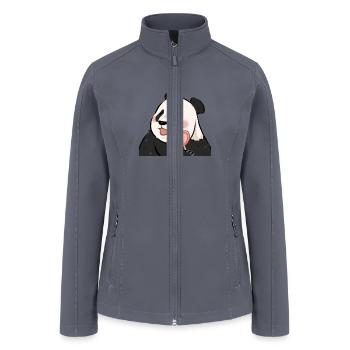 FEIYUN🐼Giant Panda - Women’s Soft Shell Jacket - gray - Front
