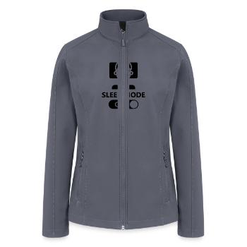 Sleep Mode On Activated - Women’s Soft Shell Jacket - gray - Front