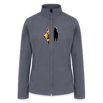 Lion face - Women’s Soft Shell Jacket - gray - Front
