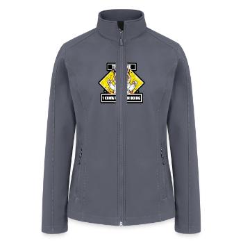 Funny cat - Women’s Soft Shell Jacket - gray - Front