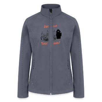 Sacrifice your friends - Women’s Soft Shell Jacket - gray - Front