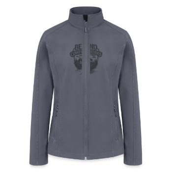 Beyond Comfort Zones - Women’s Soft Shell Jacket - gray - Front