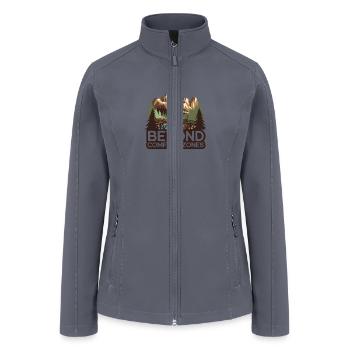 Beyond comfort zone - Women’s Soft Shell Jacket - gray - Front