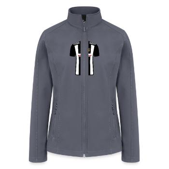 RED CARD - Women’s Soft Shell Jacket - gray - Front