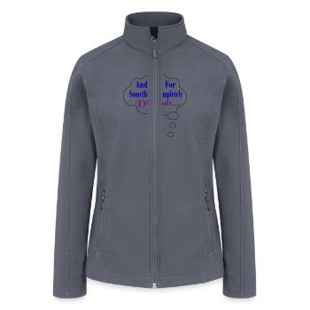 Completely Difficult - Women’s Soft Shell Jacket - gray - Front