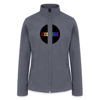 Tees - Women’s Soft Shell Jacket - gray - Front