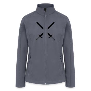 Crossed swords - Women’s Soft Shell Jacket - gray - Front