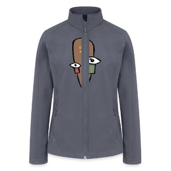 Tribe Mask - Women’s Soft Shell Jacket - gray - Front