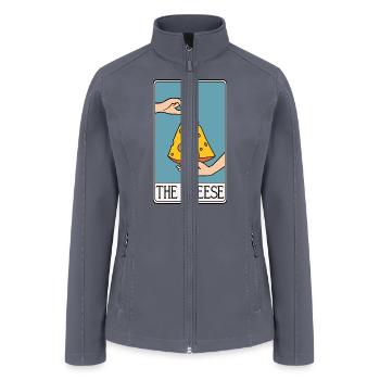 The Cheese - Tarot Card - Women’s Soft Shell Jacket - gray - Front