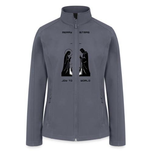 Joy to the World T-Shirt | Minimalist Nativity - Women’s Soft Shell Jacket