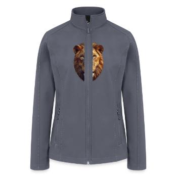 Rolling with Flavor: Playful Tomato T-Shirt Design - Women’s Soft Shell Jacket - gray - Front