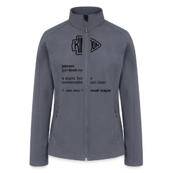 JABRONI DEFINITION - Women’s Soft Shell Jacket - gray - Front