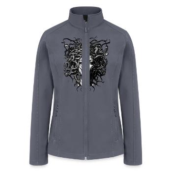 A girl - Women’s Soft Shell Jacket - gray - Front
