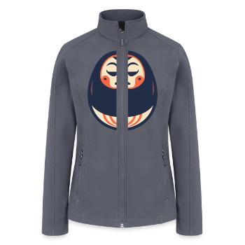 Daruma Doll - Women’s Soft Shell Jacket - gray - Front
