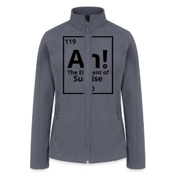 ah the element of surprise - Women’s Soft Shell Jacket - gray - Front