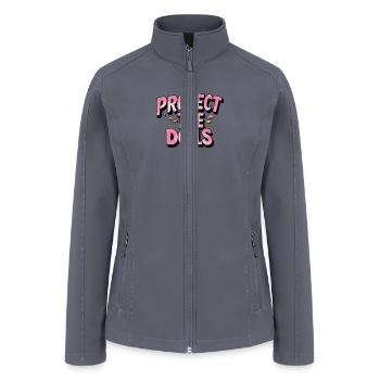 Protect the dolls - Women’s Soft Shell Jacket - gray - Front