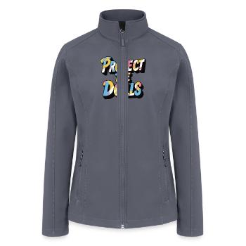 Protect the dolls - Women’s Soft Shell Jacket - gray - Front