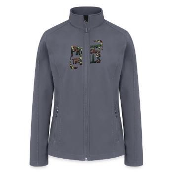 Protect the dolls - Women’s Soft Shell Jacket - gray - Front