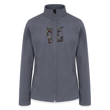 Protect the dolls - Women’s Soft Shell Jacket - gray - Front
