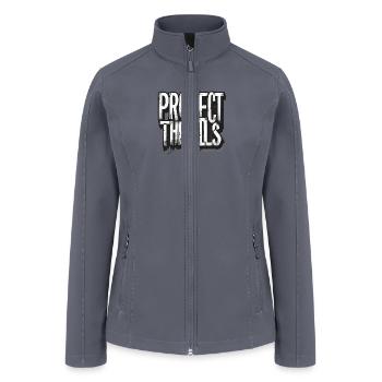 Protect the dolls - Women’s Soft Shell Jacket - gray - Front
