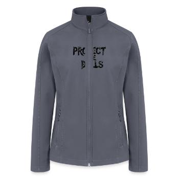 Protect the dolls - Women’s Soft Shell Jacket - gray - Front
