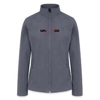 Unlimited desing - Women’s Soft Shell Jacket - gray - Front