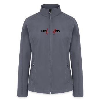 Unlimited, Hard Work Beats Talent - Women’s Soft Shell Jacket - gray - Front