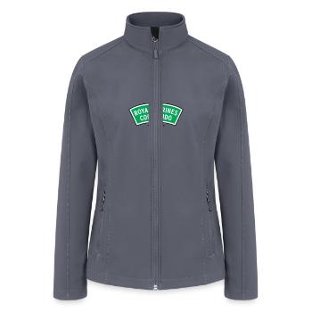010_rmcnew_front - Women’s Soft Shell Jacket - gray - Front