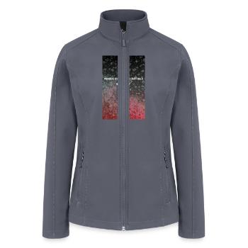 Optimistic - Women’s Soft Shell Jacket - gray - Front