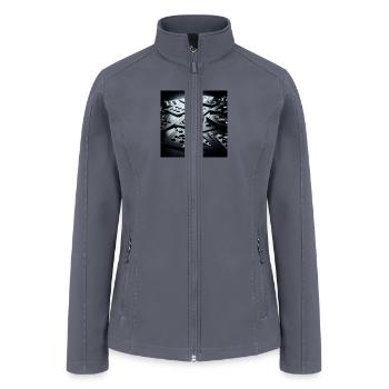 Black Poker Cards - Women’s Soft Shell Jacket - gray - Front