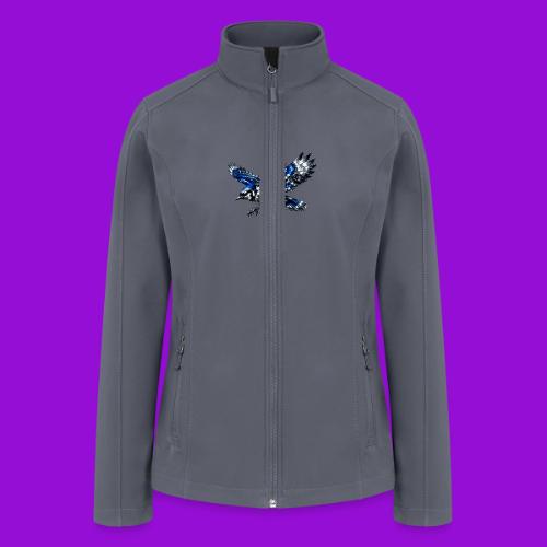 Silver Blue Jay Dive - Women’s Soft Shell Jacket