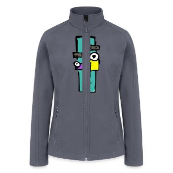 Zombie - Women’s Soft Shell Jacket - gray - Front